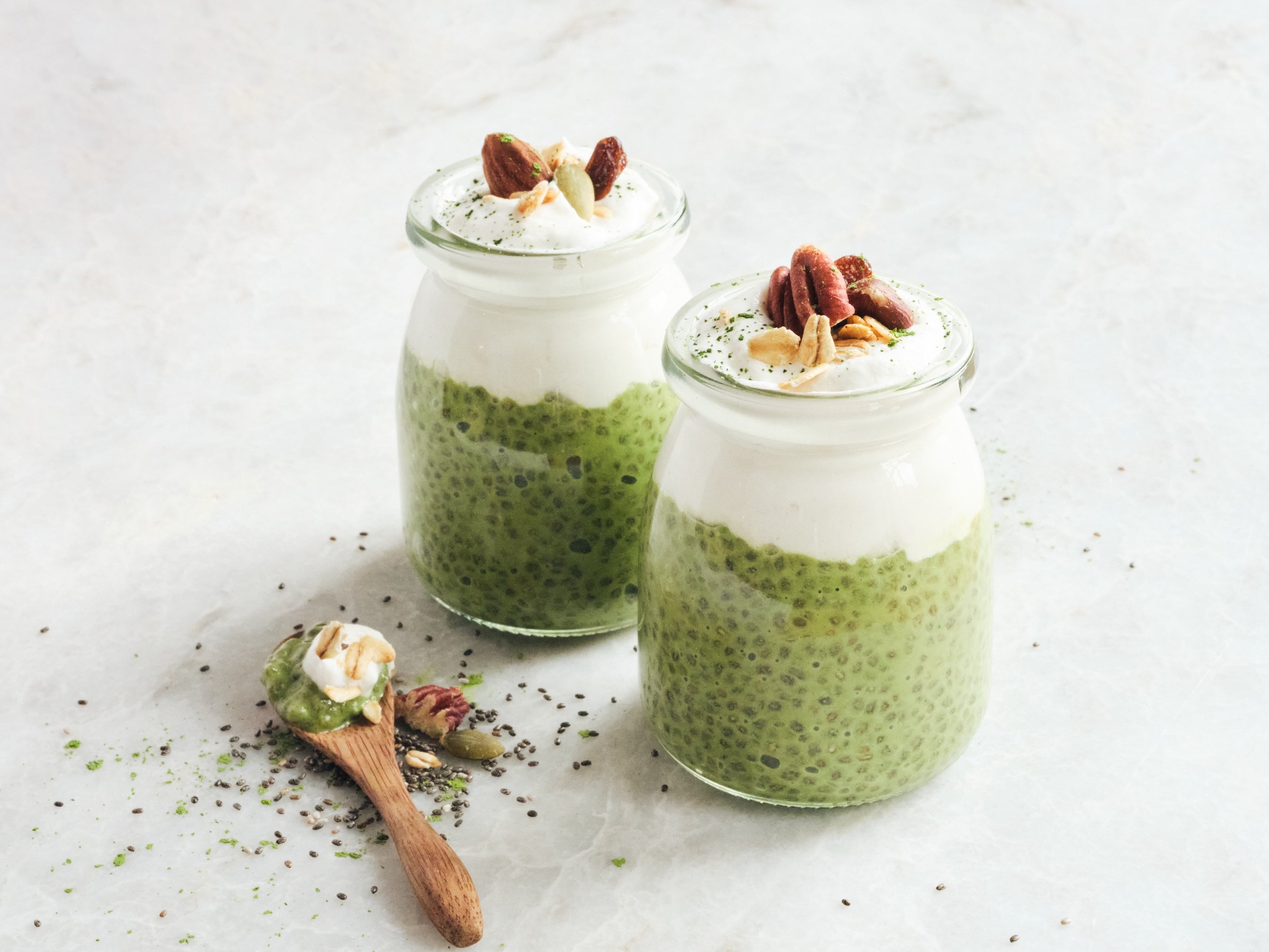 Matcha Chia Pudding