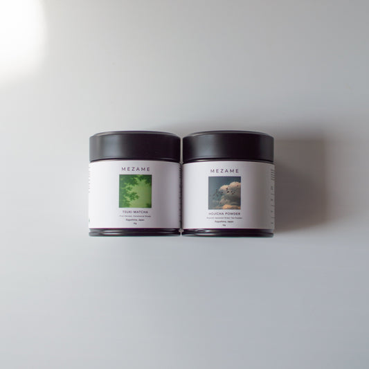 AM + PM Tea Pair - Matcha and Hojicha