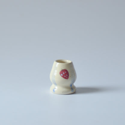 Berry Blossom Chawan and Chasen Holder Set