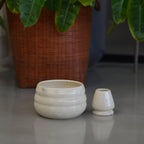 White Wave Matcha Bowl