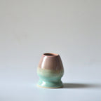 Sunset Glow Chawan and Chasen Holder Set