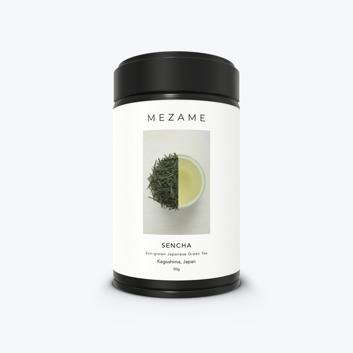 Mezame Sencha Japanese green tea tin